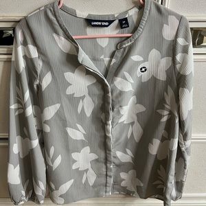 Chase Lands’ End floral blouse